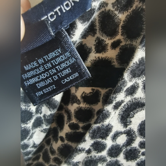 French Connection Black and Cream Spotted Mini Dress - Picture 4 of 6